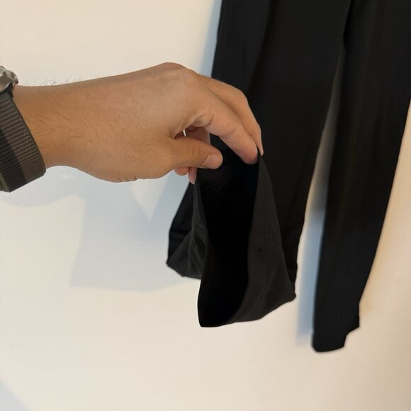 Haggar Mens Tech Pants 30X32 Black Slim Fit Active Series Elastic Waistband - Picture 4 of 12